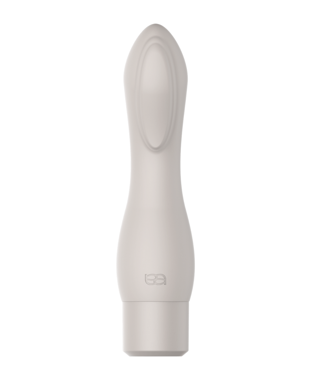 Cima - Naago. Curved clitoral vibrator for external pleasure shown upright on clean background for solo self-care use